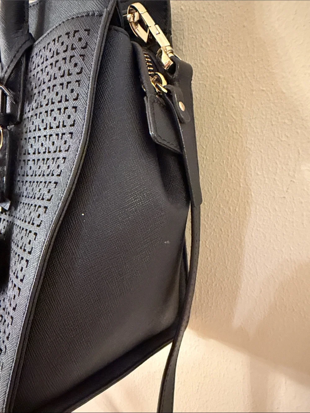 kate spade structured perforated